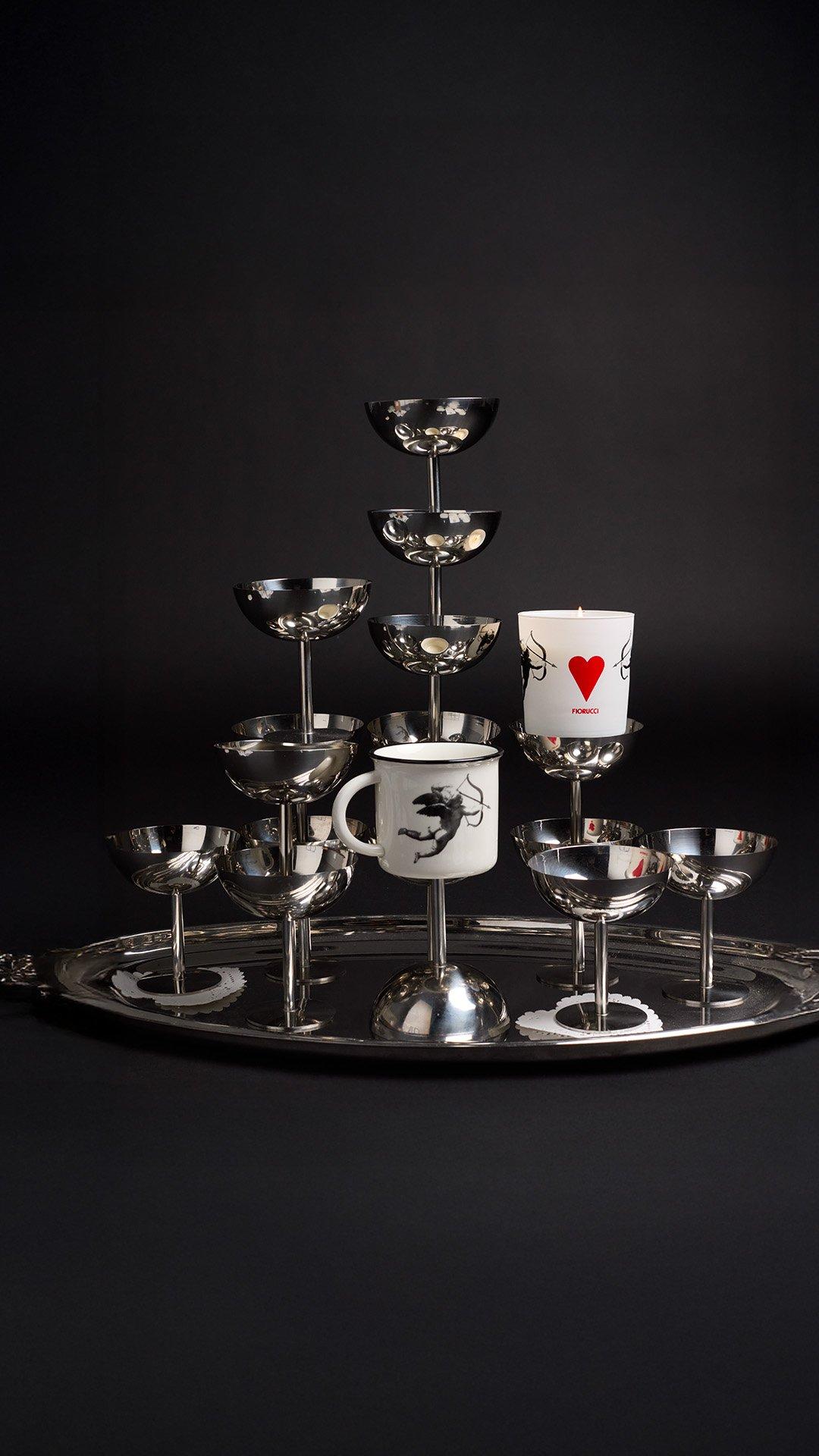 The picture features the Cupid Scented Candle White and the Cupid Cup White.